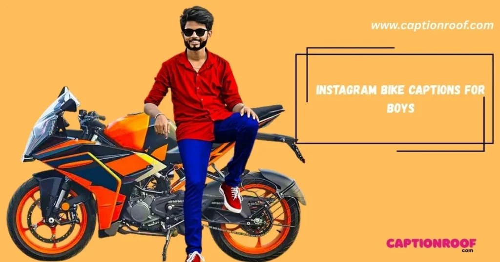 Instagram Bike Captions For Boys